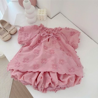 Quần áo trẻ em, Set dáng bí nơ hồng bé gái 9-26kg S2145 Tiểu Yến KID