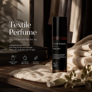 Xịt thơm vải quần áo Hetras Textile Perfume (80ml)