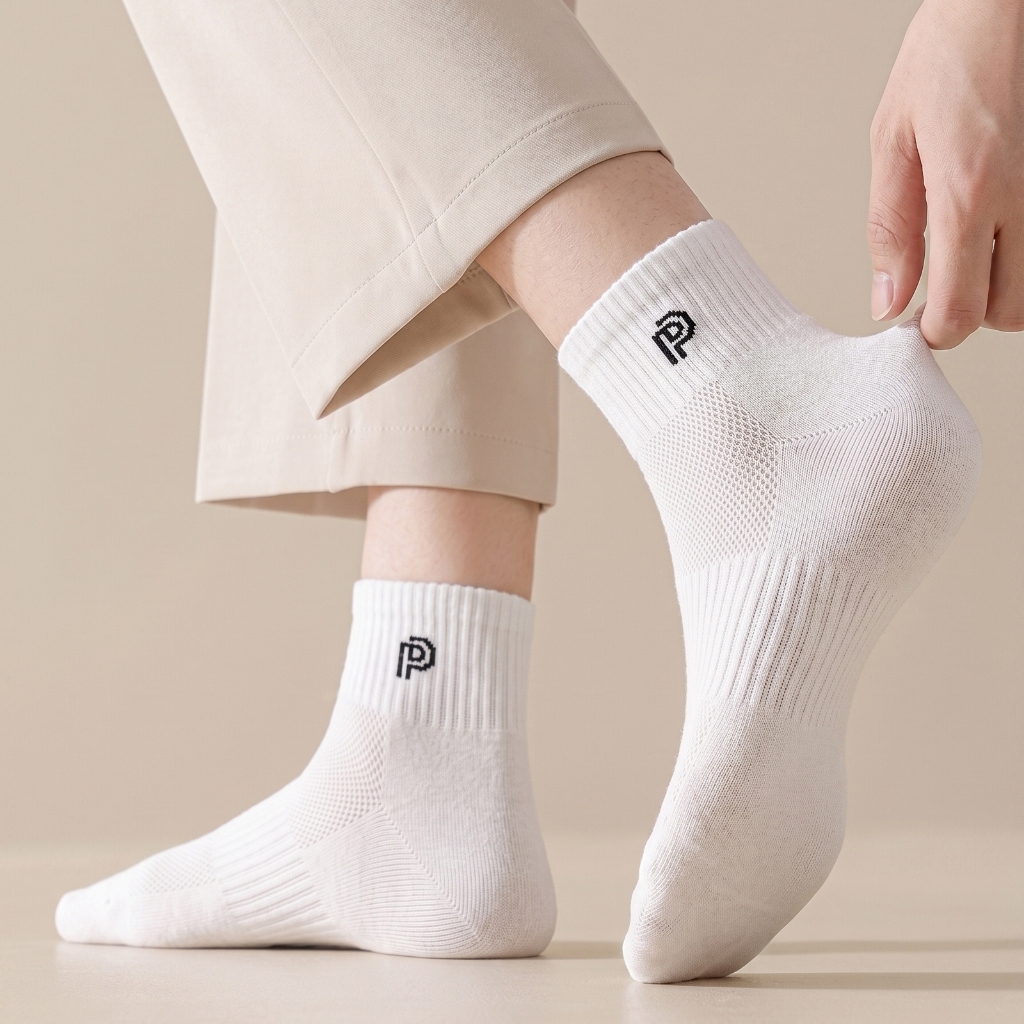 Tất vớ nam Perseper cổ vừa công nghệ dệt thoáng khí thấm hút mồ hôi tốt - Ekiu Shop