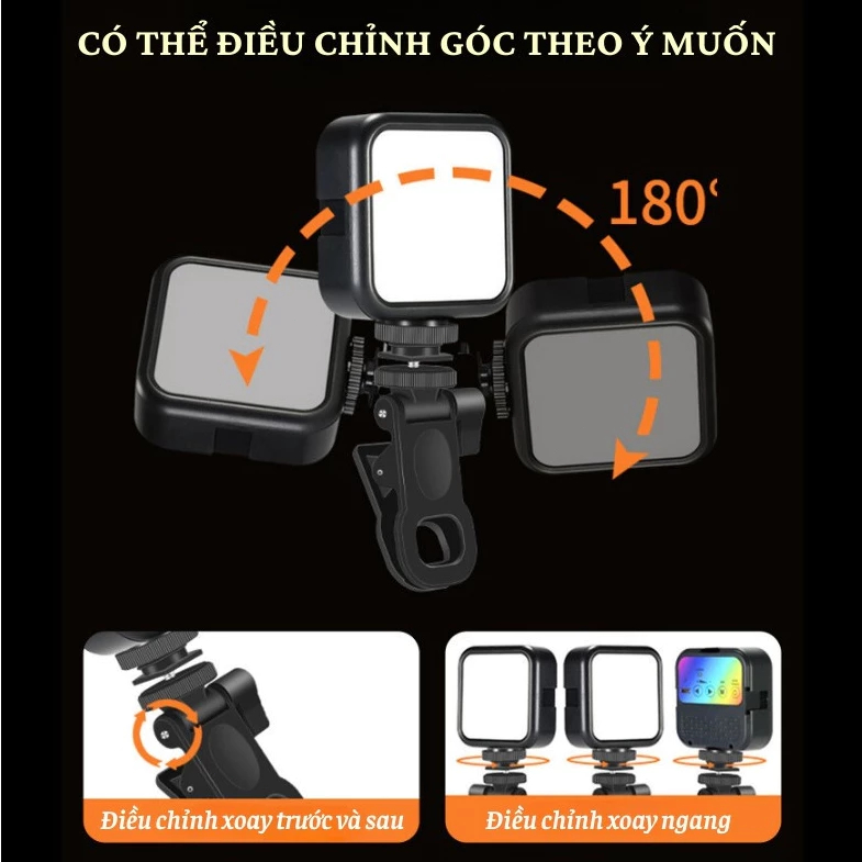 [🚛Free shipping]Đèn Led Selfie Hỗ Trợ Ánh Sáng Chụp Ảnh Quay Video Kẹp Lên Điện Thoại Ipad Máy Ảnh | BigBuy360 - bigbuy360.vn