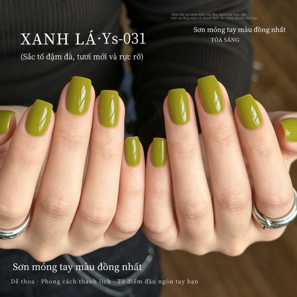 XEIJAYI 10ml - Sơn móng tay dạng gel màu xanh lá cây thời trang, màu sắc bền lâu, hoàn hảo cho mùa xuân.
