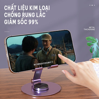Giá đỡ điện thoại để bàn cho smartphone, gấp gọn xem phim, live đa năng