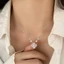 Dây chuyền hoa thiết kế cao cấp, sang nhẹ, phong cách độc lạ, sang trọng đi dự tiệc , du lịch , quà tặng sinh nhật