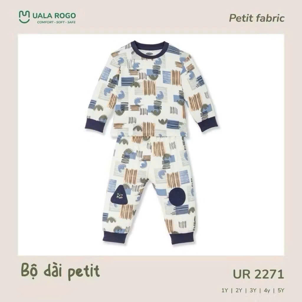 (9-24kg, 1-5Y) Bộ Dài Tay Uala Bé Trai UR2271 UR3815