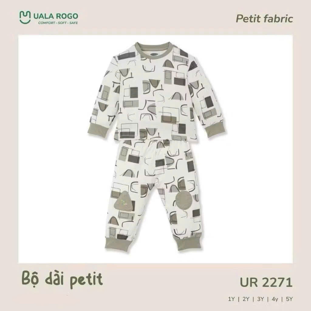 (9-24kg, 1-5Y) Bộ Dài Tay Uala Bé Trai UR2271 UR3815