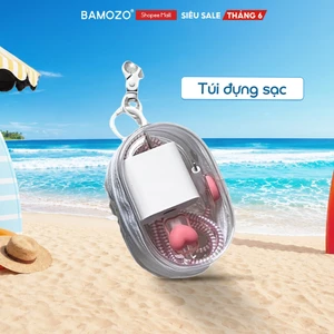 Túi Đựng Phụ Kiện Sạc Trong Suốt Tiện Dụng Bamozo_TS001K00TR