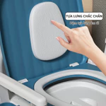 Bồn Cầu Di Động Emi, Bô Vệ Sinh Cho Người Già Người Bệnh Sau Phẫu Thuật, Nắp Kín Tay Vịn Chắc Chắn, Bồn cầu trẻ em — ảnh 6