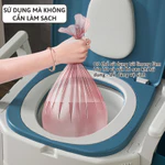 Bồn Cầu Di Động Emi, Bô Vệ Sinh Cho Người Già Người Bệnh Sau Phẫu Thuật, Nắp Kín Tay Vịn Chắc Chắn, Bồn cầu trẻ em — ảnh 5