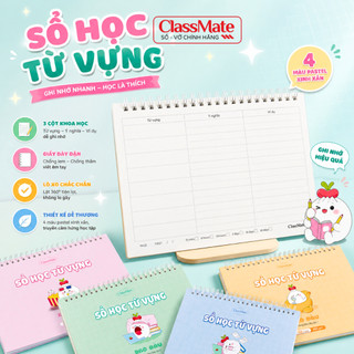 Sổ Tay Học Từ Vựng Tiếng Anh Tiếng Trung Size A5 120 Trang 100gsm Kẻ Bảng Layout Khoa Học Giấy Dày Dặn Không Thấm