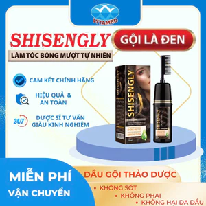 Dầu Gội Phủ Bạc SHISENGLY 200ml Giúp Tóc Đen Bóng Mượt