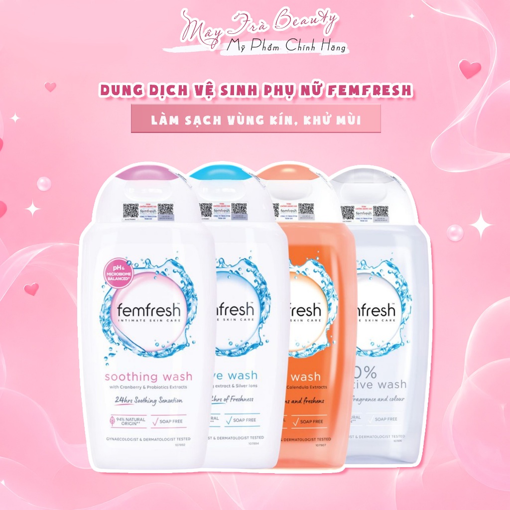 Dung dịch vệ sinh phụ nữ hàng ngày, thơm mát Femfresh Daily Intimate Wash 250ml