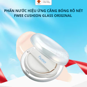 Phấn Nước FWEE Cushion Glass Original Hiệu Ứng Glass Skin Rõ Nét, Da Bóng Khỏe, Lâu Xuống Tông 5 Màu 13g