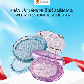 Phấn Bắt Sáng FWEE Glitz Stone Highlighter Nhũ Siêu Mềm Mịn, Lâu Trôi, Tạo Hiệu Ứng 3D 12 Màu 5.9g