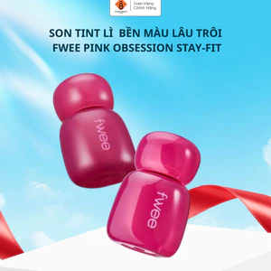 Son tint lì FWEE Pink Obsession Stay-Fit, bền màu lâu trôi, 20 màu (3.6g)