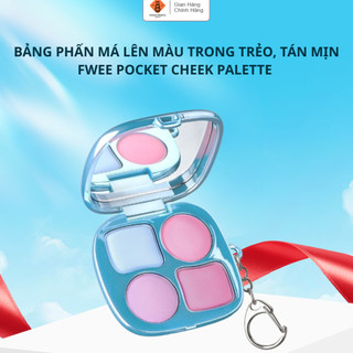 Bảng Phấn Má FWEE Pocket Cheek Palette Lên Màu Trong Trẻo, Tán Mịn, Bền Màu 4 màu  9.6g