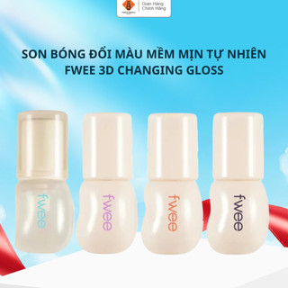 Son Bóng Đổi Màu FWEE 3D Changing Gloss Mềm Mịn, Hiệu Ứng Căng Mọng Tự Nhiên 4 Màu 5.3g