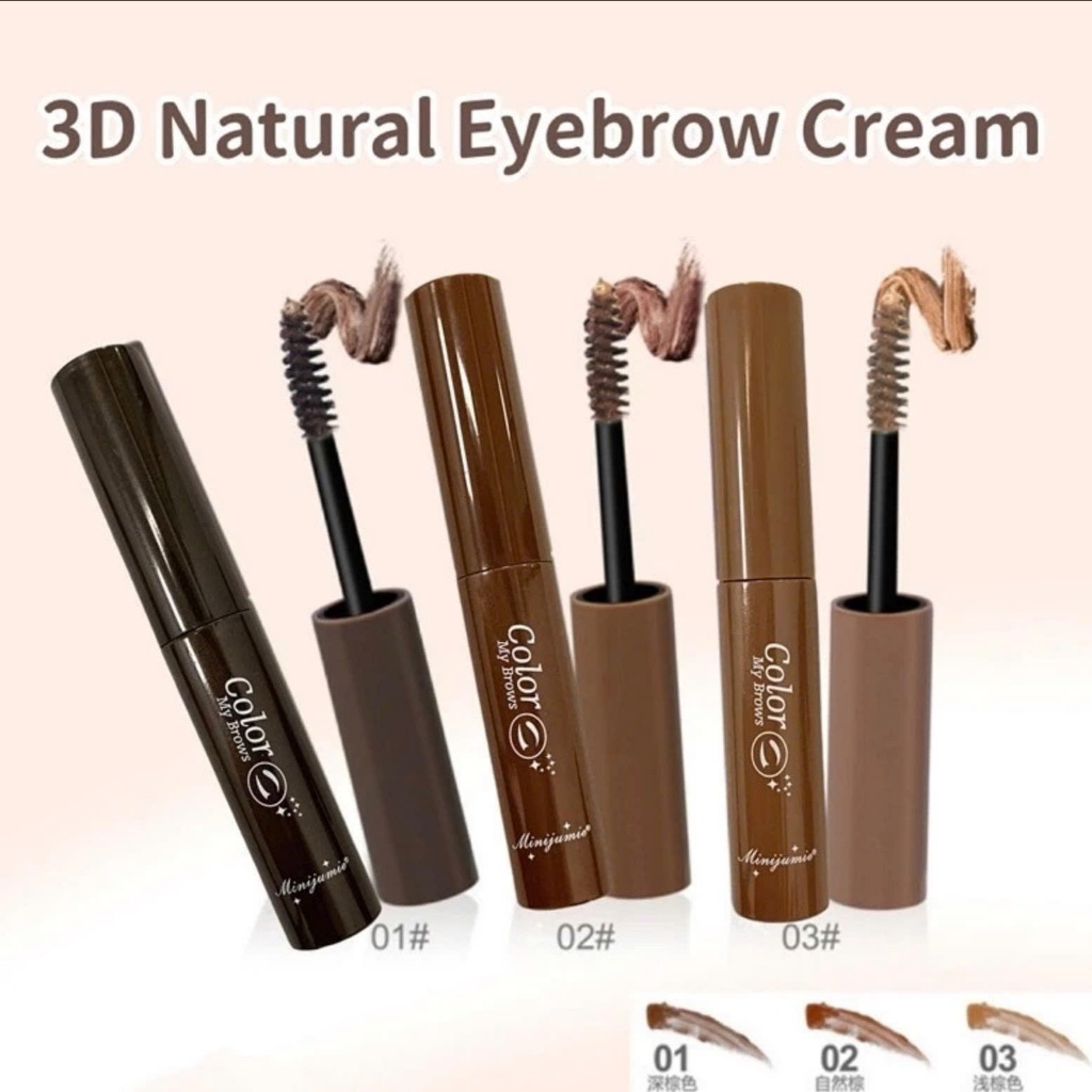 Mascara chải lông mày, Gel lông mày màu tự nhiên chống nước và chống mưa, bút kẻ lông mày bền màu
