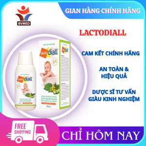 LactoDiall Medical - Nước Tắm Thảo Dược Chai 250ML