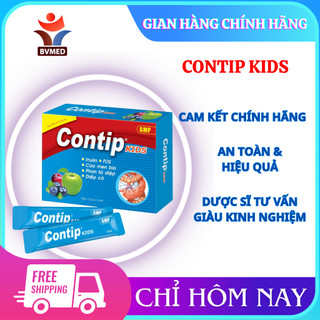 CONTIP KIDS - Bổ Sung Chất Xơ, Hỗ Trợ Nhuận Tràng, Thông Tiện, Giảm Táo Bón Hộp 15 Gói