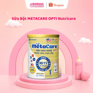 Sữa Bột Nutricare Metacare Opti 0+, 1+, 2+ - Tăng Cân Bền Vững