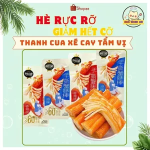Thanh Cua Ăn Liền Xé Sợi, Thanh Cua Nội Địa Dai Thơm Đậm Vị, Ăn Là Mê