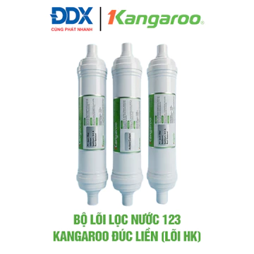 Bộ lõi lọc 123 đúc liền Kangaroo | Combo 3 lõi Kangaroo thay thế cho máy lọc nước gia đình