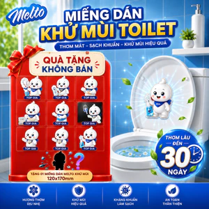 Miếng dán Melto Thơm khử mùi, hương thơm dịu nhẹ khử mùi, an toàn thân thiện