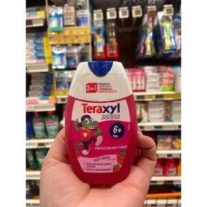Kem Đánh Răng cho Bé Teraxyl Junior 2in1 cho bé từ 6t