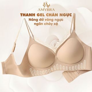 [ BST HÈ ] Áo Ngực Nữ AMYBRA Đúc Su Không Gọng Êm Ái, Áo Lót Nữ Phối Ren Mềm Gợi Cảm A2606