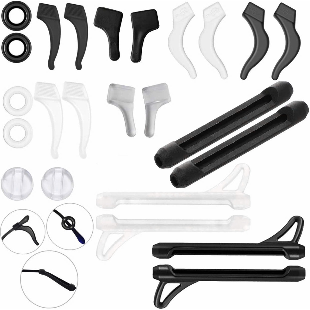 Cài tai silicone cố định kính chống tuột, rơi kính tiện dụng chơi thể thao (1 Cặp)