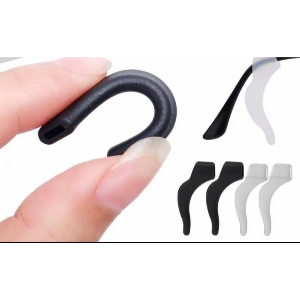 Cài tai silicone cố định kính chống tuột, rơi kính tiện dụng chơi thể thao (1 Cặp)