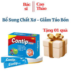 CONTIP KIDS - Bổ Sung Chất Xơ, Hỗ Trợ Nhuận Tràng, Thông Tiện, Giảm Táo Bón Hộp 15 Túi