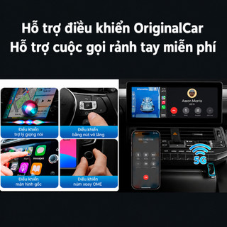 Android Auto 2 trong 1 Bộ chuyển đổi CarPlay không dây Kết nối tự động không dây Cắm và chạy WiFi Có dây Không dây USB