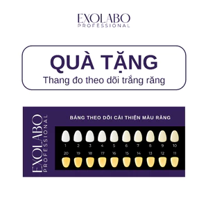 QUÀ TẶNG KHÔNG BÁN Thang Đo Theo Dõi Độ Trắng của Răng, So Sánh Màu Răng, Kiểm tra độ Vàng của Răng