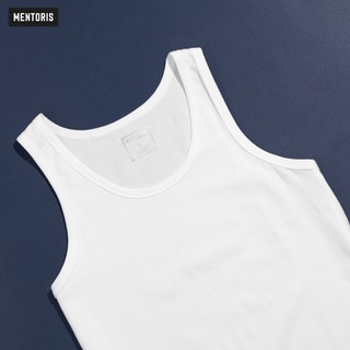 Áo Ba Lỗ Lót Trong Nam MENTORIS Vải COTTON Mềm Mại, Thoáng Khí, Form Vừa Người, Mặc Thoải Mái MC02