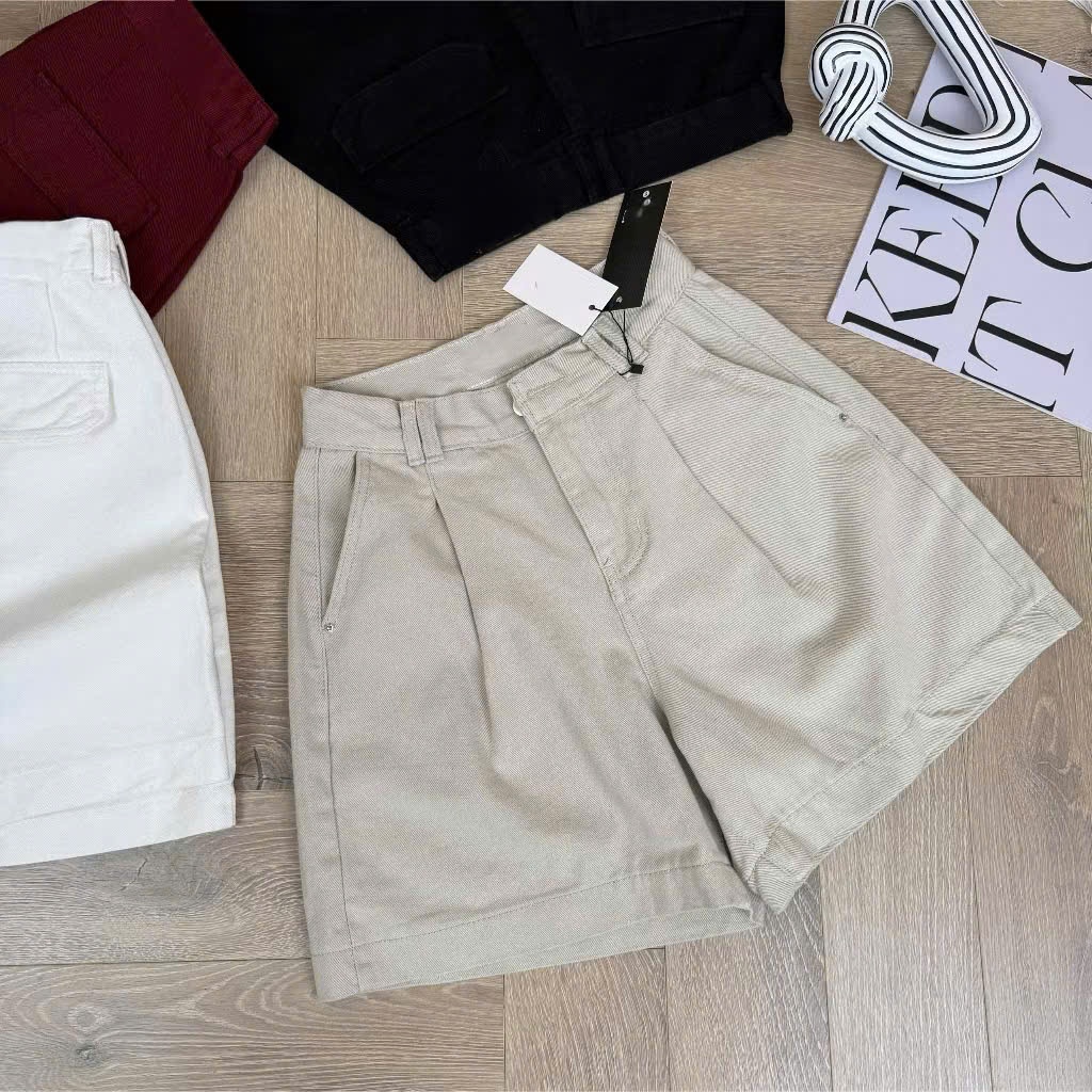 Quần Short Kaki Nữ FMSTYLE Đai Đôi Túi Xéo Năng Động Dễ Phối Đồ, Mang Thoải Mái Cả Ngày 26050564