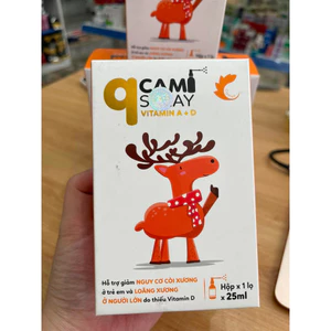 Qcam spray A+D hỗ trợ phát triển xương khớp cho bé