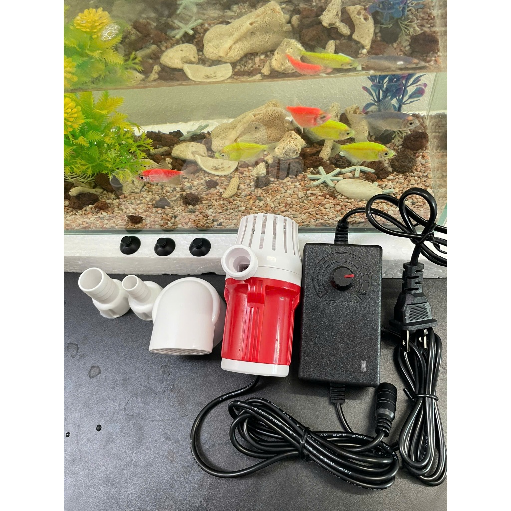 ( bơm và nguồn) Máy bơm chìm DC mini 12v ĐỨC TOZANO SHOP không giật, bơm hồ cá, tiểu cảnh, quạt hơi nước kèm nguồn 220v.