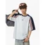 Áo Thun Cộc Tay Phối Kẻ Cổ Tròn GODMOTHER T-shirt Sporty Tay Raglan Phong Cách Thể Thao Basic Unisex Mùa Hè 2026