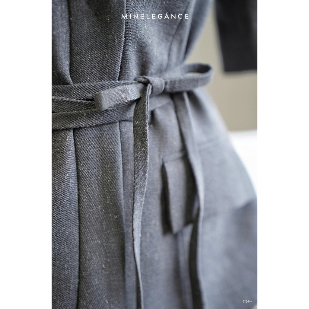 MINELEGÁNCE | SET VEST & CHÂN VÁY BÚT CHÌ THANH LỊCH, SANG TRỌNG - MIN861