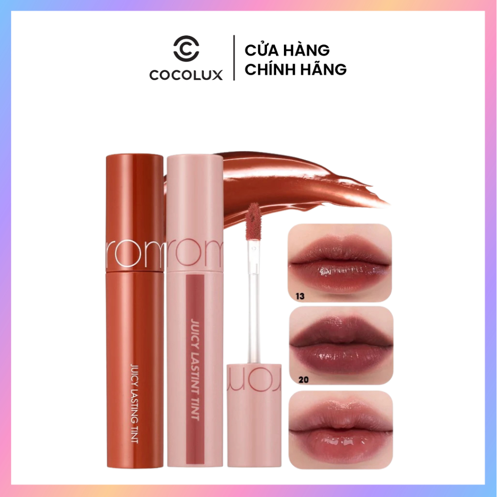 Son Tint Bóng Romand Juicy Lasting Tint – Căng Mọng, Lâu Trôi, Chuẩn Hàn