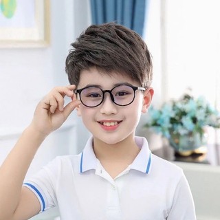 Kính giả cận trẻ em,kính mát cho bé trai bé gái mắt kính không độ chống tia UV bảo vệ mắt 556