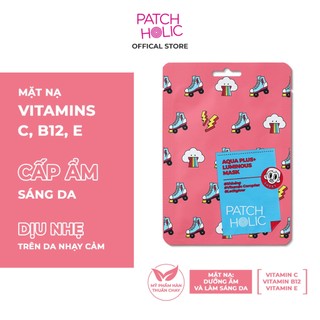 [DEAL MỞ BÁN] Combo 5 Miếng Mặt Nạ Patch Holic Aqua Plus Hỗ Trợ Làm Sáng Da Và Cải Thiện Vấn Đề Về Da 20ml/Miếng