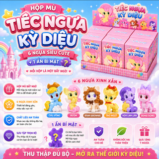 Hộp Mù Chú Ngựa Nhỏ Blind Box Ngựa Dễ Thương Đồ Chơi Sưu Tập Bất Ngờ Cho Bé