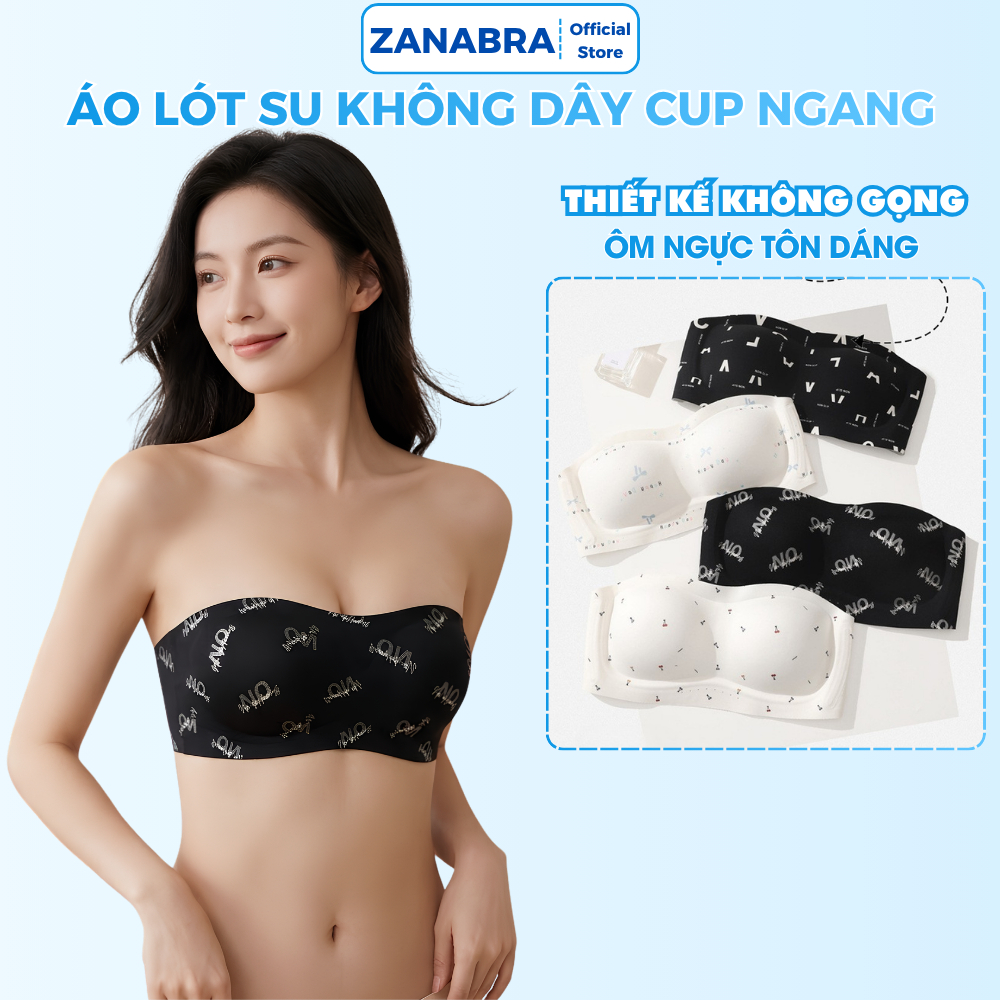 [ Mẫu Mới 2026 ] Áo ngực nữ, Áo lót nữ không dây chống tuột nâng V1 không gọng có đệm ngực gom quả chống xệ ZANABRA A620