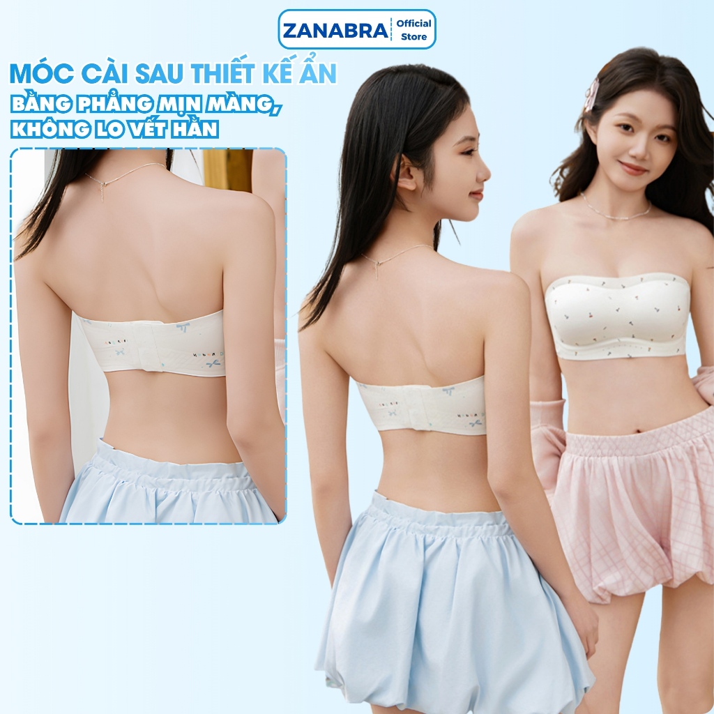 [ Hàng Mới Về ] Áo Ngực, Áo Lót Nữ Không Dây Nâng V1 Không Gọng Có Mút Gom Quả Chống Xệ ZANABRA A620