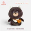 Gấu Thú Bông Gấu Nâu Grizzly Đeo Túi Đi Học Lông Siêu Mềm Mịn Siêu Dễ Thương Quà Tặng Độc Đáo