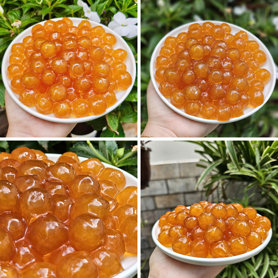 [CHUYÊN MILO DẰM] Trân Châu Khổng Lồ Đặc Biệt Long Phú - Topping Chuyên Milo dằm, Trà sữa, Trà trái cây