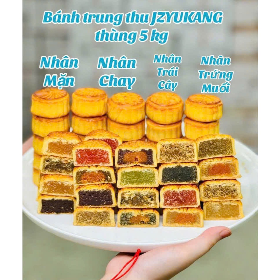 Giá sỉ 1 thùng 5kg (khoảng 120 chiếc) bánh trung thu mini mix vị