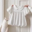 Áo chấm bi cổ sen dáng bí LinhTây.Clothing -A10